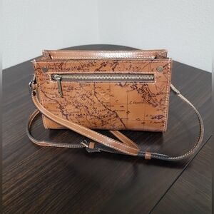 Patricia Nash Signature Map Zip Crossbody Bag